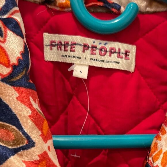 NEW Free People Bailey Velvet Moto Jacket.Size S - Picture 14 of 16